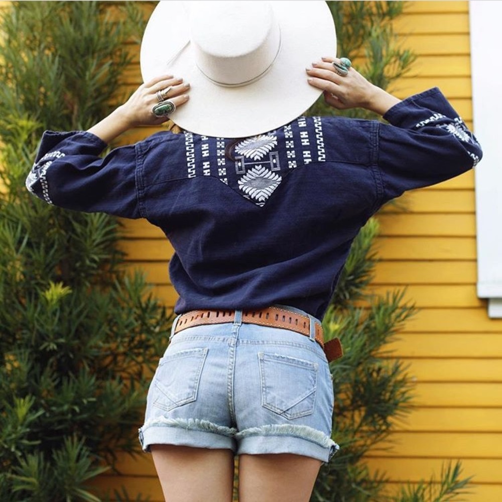 Revice Patch Boyfriend Shorts - image 2